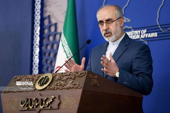 Iran's foreign ministry spokesman, Naser Kanaani. File photo
