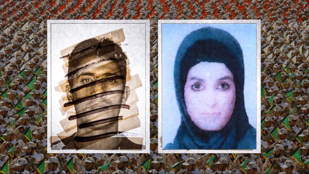 Photos published by Swedish media of Mahdi Ramezani and Fereshteh Sanaeifarid, involved in an IRGC plot to murder Swedish Jews in 2021