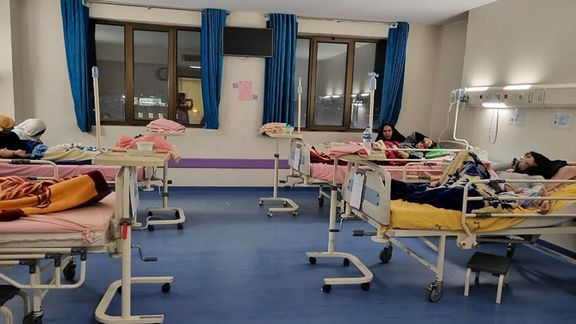 Some of the schoolgirls hospitalized with symptoms of poisoning