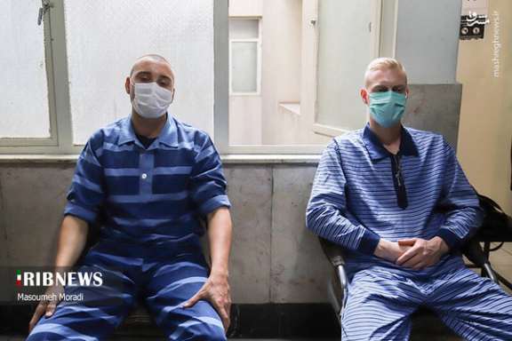 Stephen Kevin Gilbert (left) and Simon Kasper Brown, the two Swedish citizens detained in Iran over drug trafficking