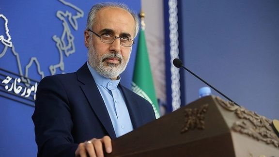 Naser Kanaani, Iran's foreign ministry spokesman