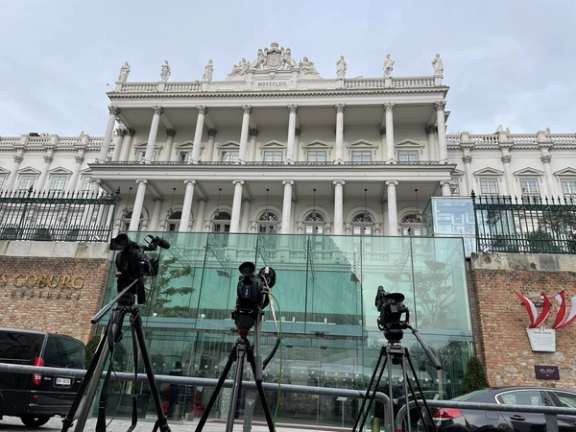 Vienna's luxury Palais Coburg hotel, the venue of diplomatic talks on Iran's nuclear program