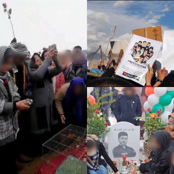 چهلم، هفتم و یادبود کشتهشدگان اعتراضات در مهاباد، ایذه، کنگاور، یزد و ایلام برگزار شد