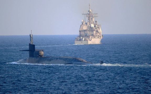 A US submarine in the Persian Gulf. FILE PHOTO