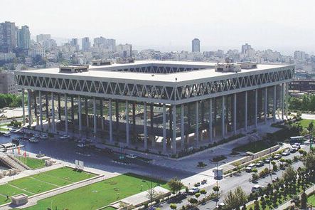 Iranian state TV headquarters in Tehran.