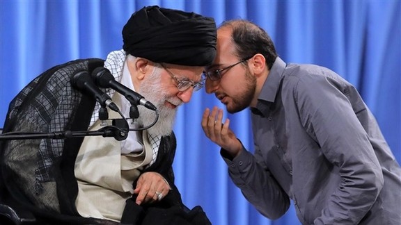 Iran's Supreme Leader Ali Khamenei during a meeting in Tehran