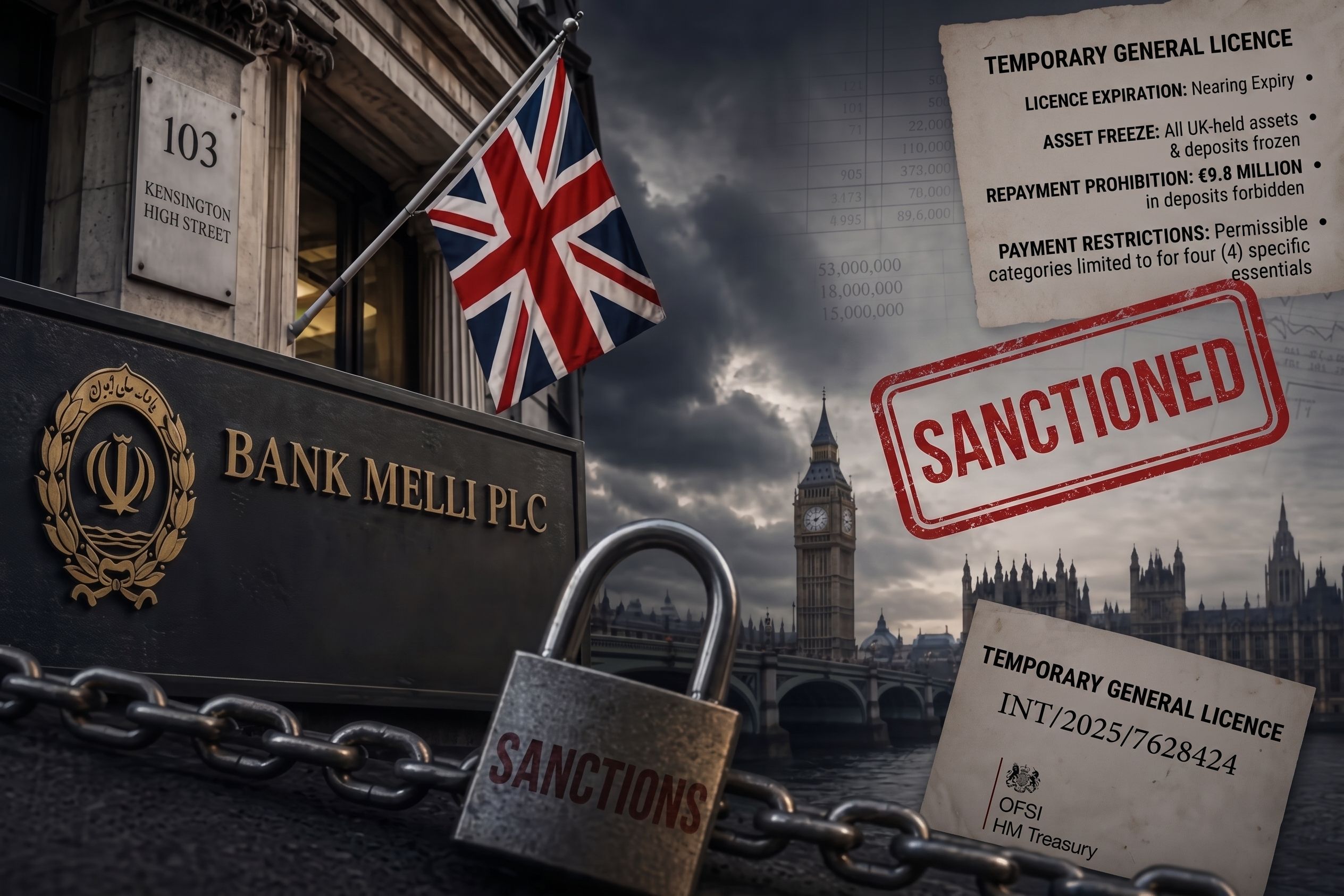 If Britain backs US plan, Iran's London bank shuts down on October 22