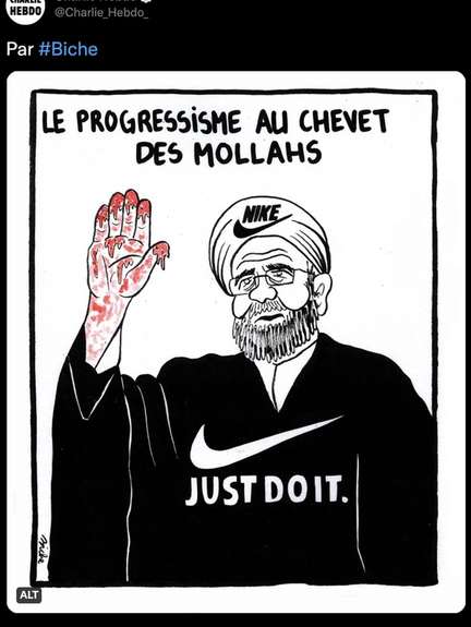 A cartoon by French magazine Charlie Hebdo