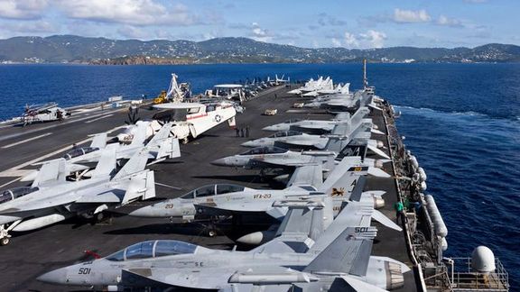 في إطار زيادة الضغط على إيران.. أميركا ترسل أكبر حاملة طائرات في العالم إلى الشرق الأوسط