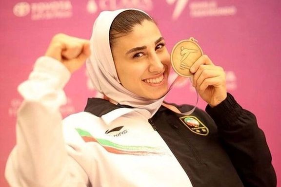 ناهید کیانی، قهرمان تکواندوی ایران رنک یک دنیا و پنجم المپیک شد