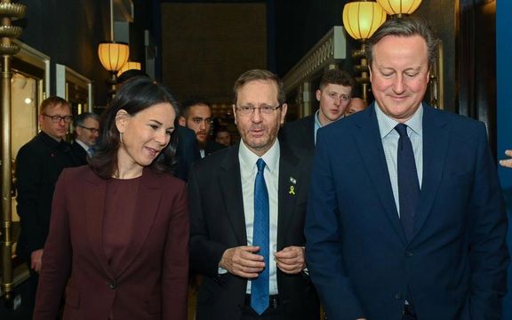 الرئيس الإسرائيلي: على العالم أن يقف بحزم ضد النظام الإيراني