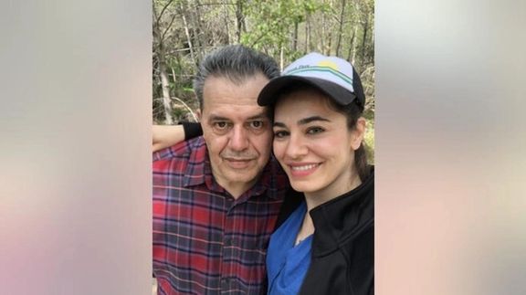 Jamshid Sharmahd and his daughter Gazelle (file photo)