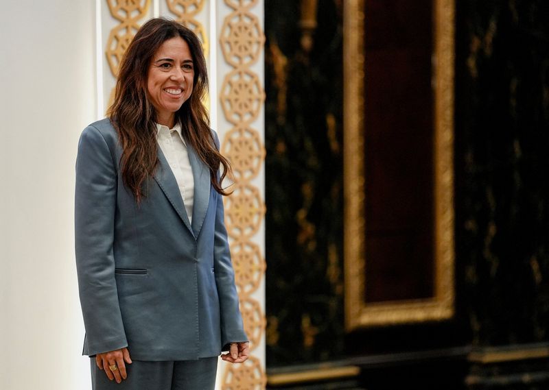 Minister of State at the Ministry of Foreign Affairs of the United Arab Emirates Lana Nusseibeh attends a meeting in Manama, Bahrain, June 25, 2026. 