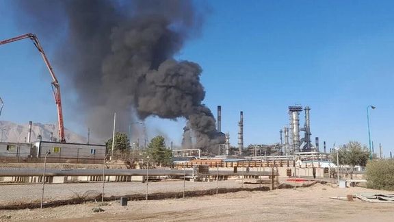 Fire at a refinery in Esfahan (December 2023)
