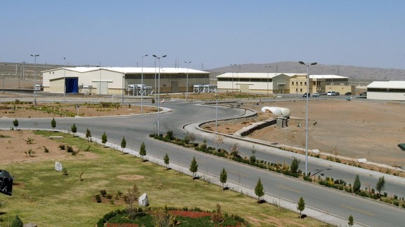 A file photo of the Natanz uranium enrichment facility 250 km (155 miles) south of the Iranian capital Tehran