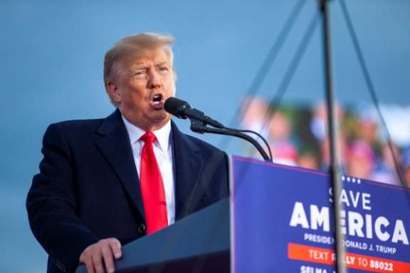 Former US president Donald Trump