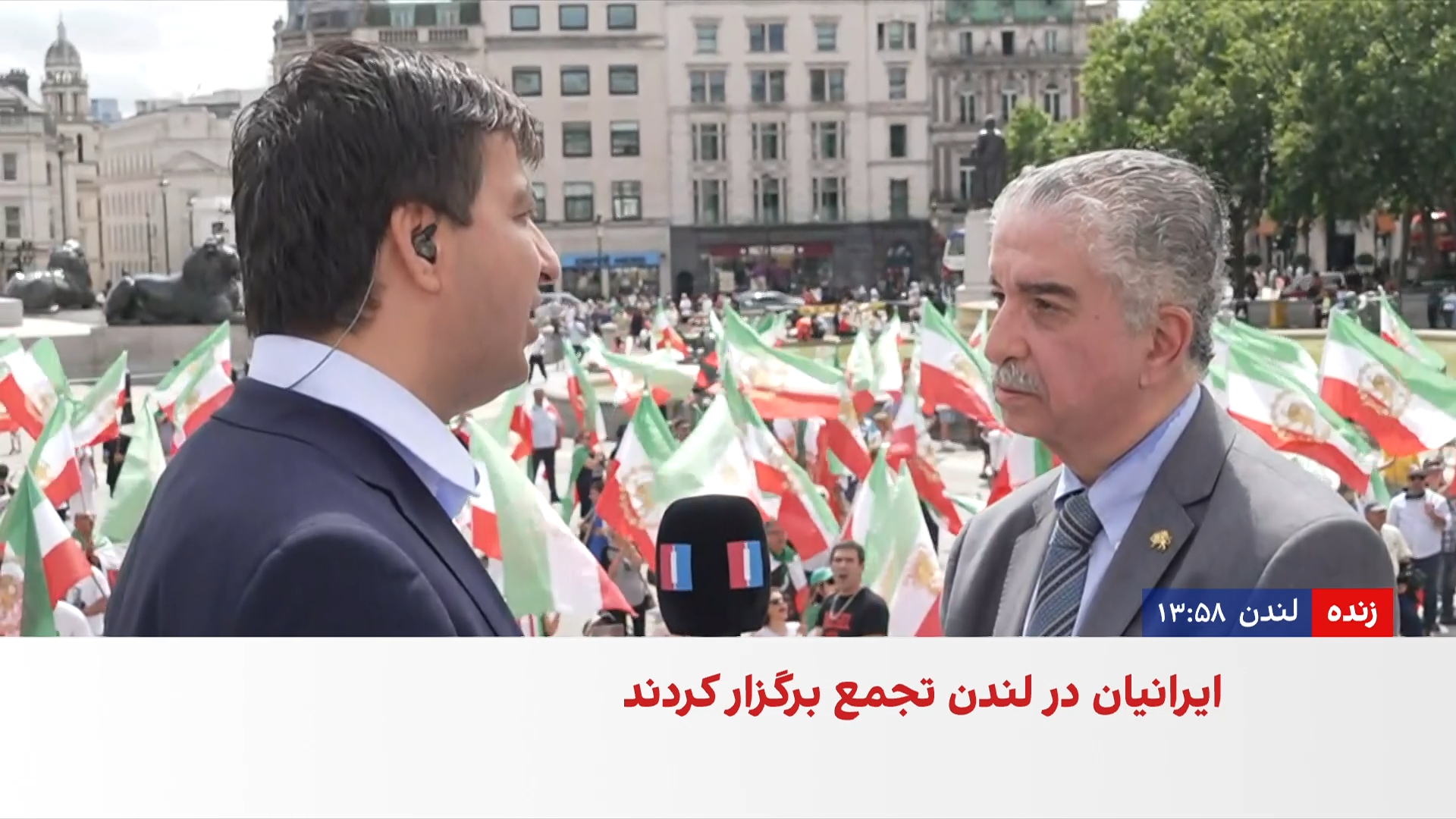 ایرانیان ساکن لندن یاد رضا شاه و محمدرضا شاه پهلوی را گرامی داشتند