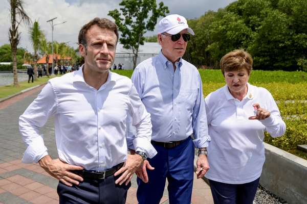 French President Macron Hails Courage Of Iranian Protesters