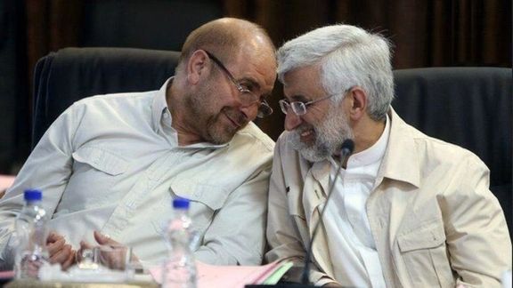 Mohammad Bagher Ghalibaf and Saeed Jalili