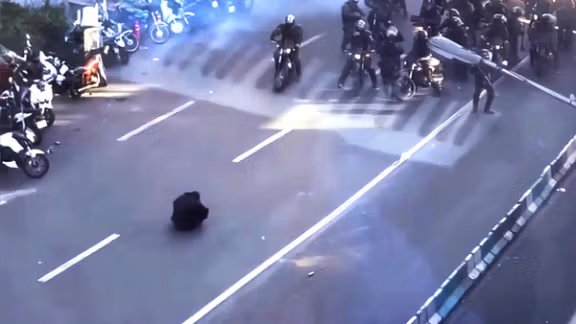 A scene of protests on December 29