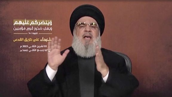 حسن نصرالله: جمهوری اسلامی از مقاومت حمایت میکند اما برای آنها تصمیم نمیگیرد