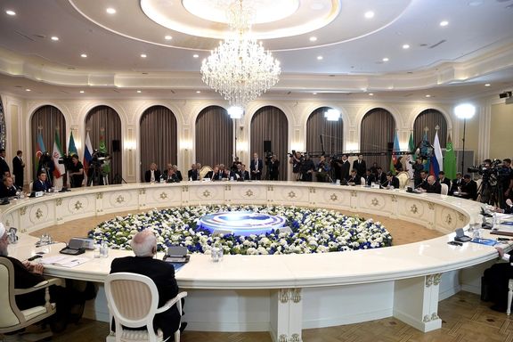 Fifth Caspian Summit where the Convention on the legal status of the Caspian Sea was signed in August 2018