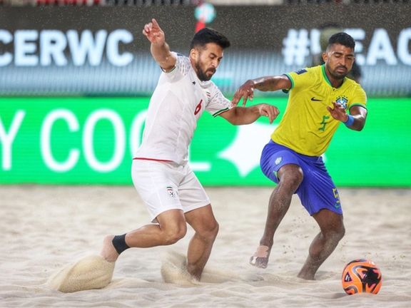 ایران ۲-۳ برزیل؛ شکست تلخ تیم ملی فوتبال ساحلی پای فینال جام جهانی