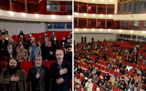 صندلیهای خالی و عدم استقبال بیسابقه از مراسم افتتاحیه «جشنواره تئاتر فجر»