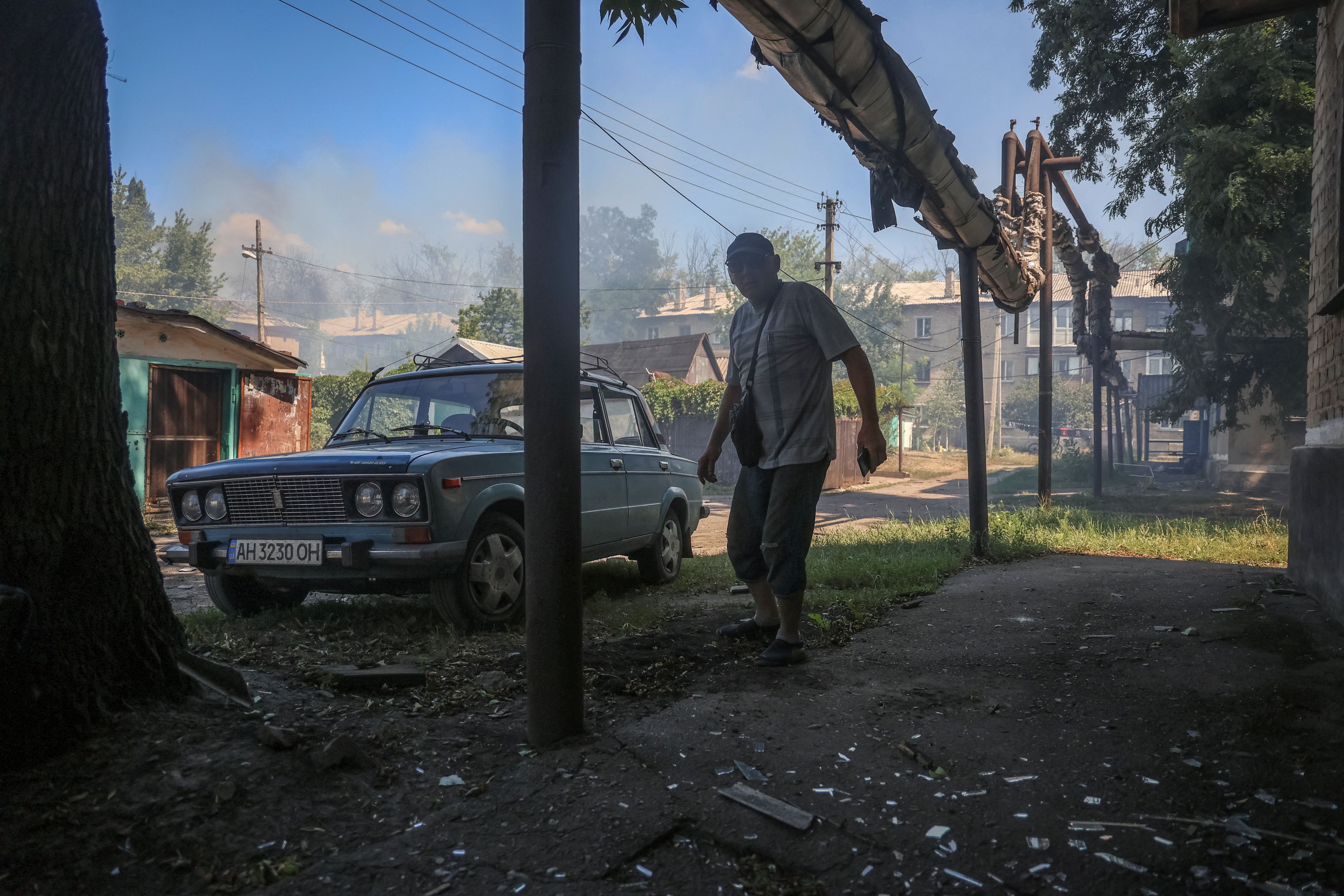 پیشروی نیروهای روسیه در شرق اوکراین در آستانه نشست ترامپ و پوتین