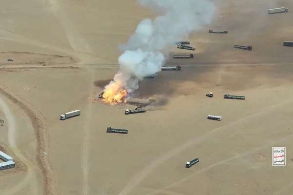 Iran-backed Houthis attack Saudi cities and energy facilities, wounding at least 73