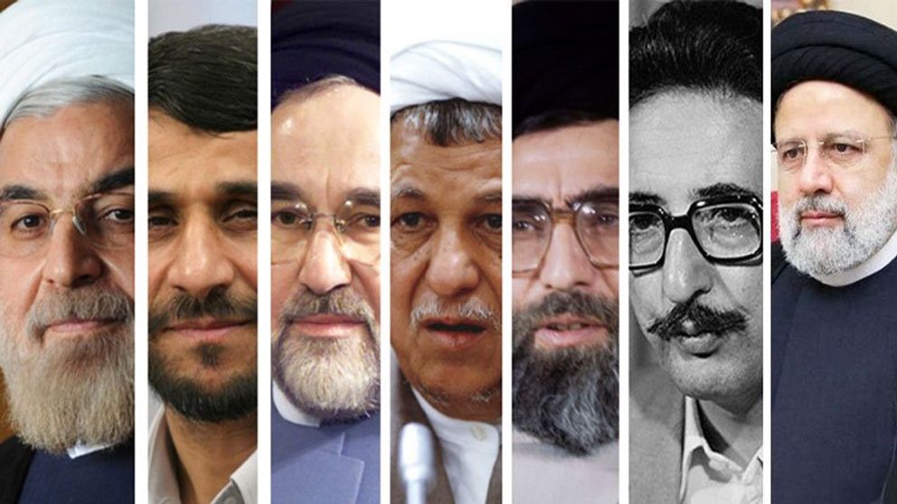 Five of the seven Iranian president, who served more than a year, were clerics.