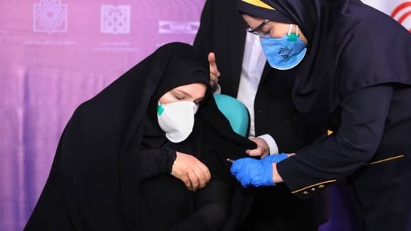 The first phase of the Iranian Barekat COVID-19 vaccine trial began with an injection given to the daughter of the head of the Execution of Imam Khomeini's Order Tayebeh Mokhber On December 29, 2020